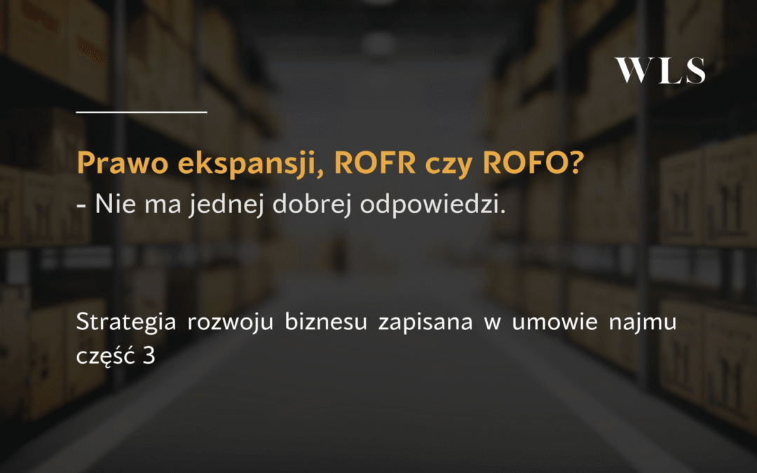 okładka wpisu blogowego na temat tego czym różnia sie mechanizmy takie jak ROFR czy ROFO
